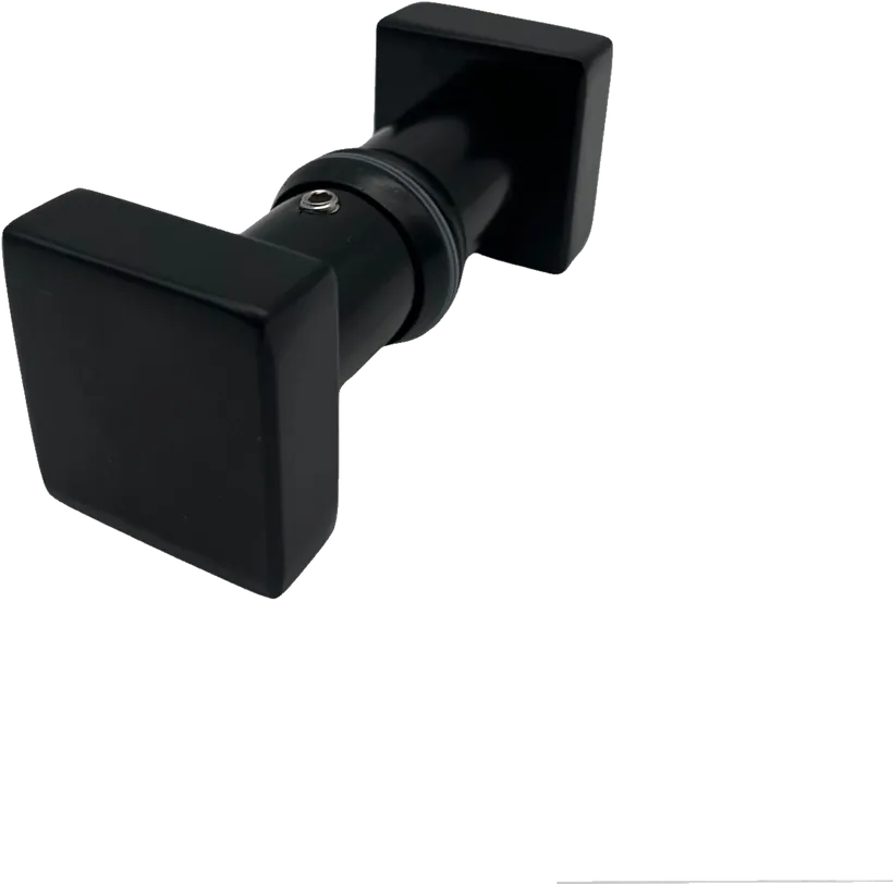 Puxador mãozinha preto para box de vidro
