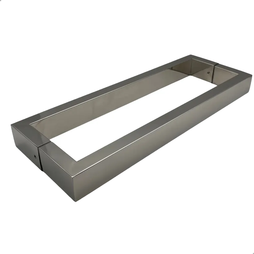 Puxador modelo U 40x20 em inox polido